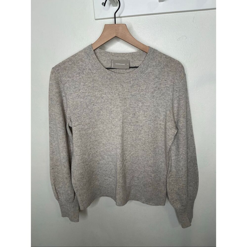 Everlane Cashmere Sweater | Gray in Medium